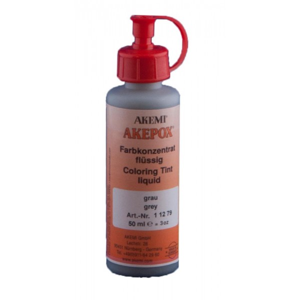 [11011276A] AKEMI - COLORANT LIQUIDE POUR AKEPOX - BRUN-MARRON - FLACON 50 ML