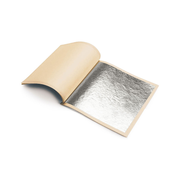 Argent 95 x 95 mm libre - avec Hologramme - Le carnet de 25 feuilles