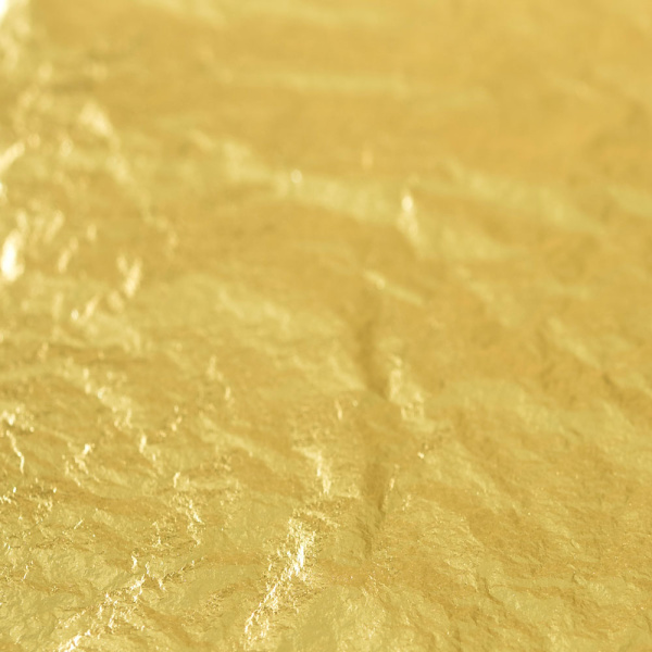 Or 22 carats French pale 80 x 80 mm Libre - Le carnet de 25 feuilles