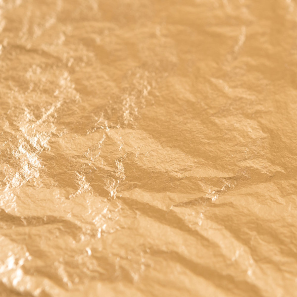 Or 23,6 carats Dream gold 80 x 80 mm Adhésif - Le carnet de 25 feuilles
