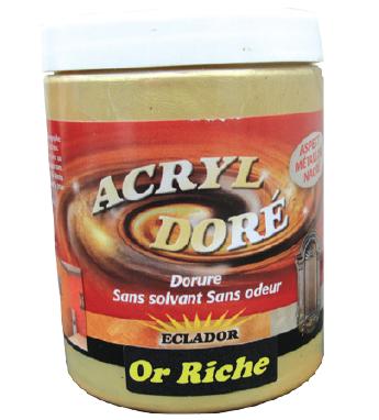 Peinture Acryl Doré - Or riche - 250 ml