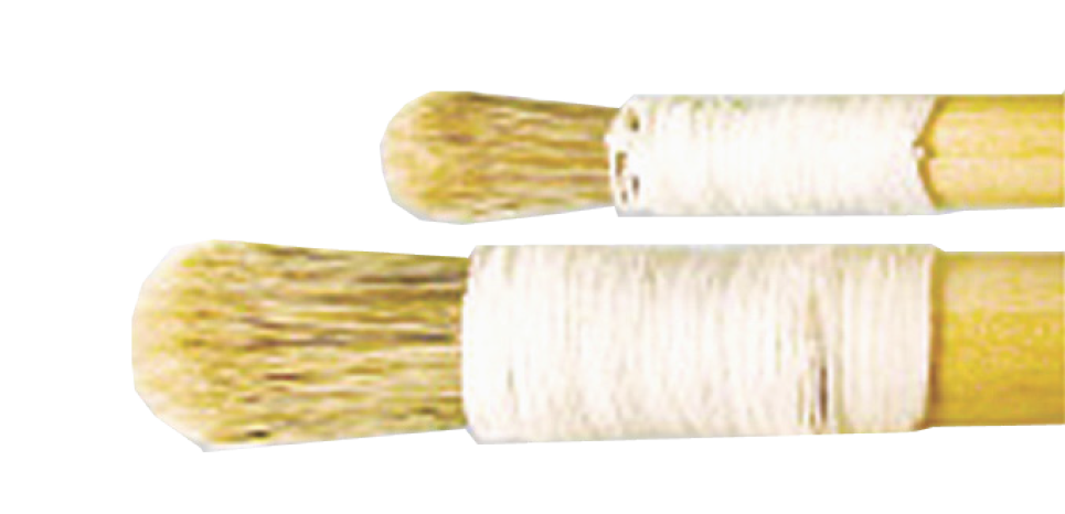 Pinceau à Mixtion 334 RB Soie Ronde Bout Bombé Lié ficelle - N°16 - Dia. 23