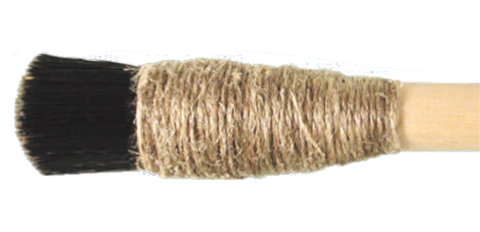 Pinceau Chien assiette 2 RB Soie de Calcutta - N°0 - Dia. 17